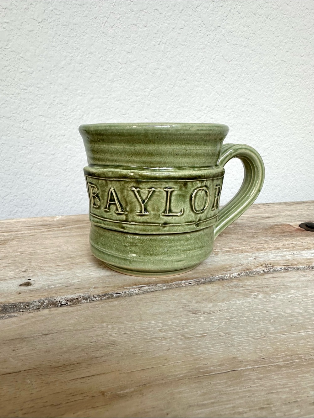 Baylor University BU Mug by Black Oak Art in Waco